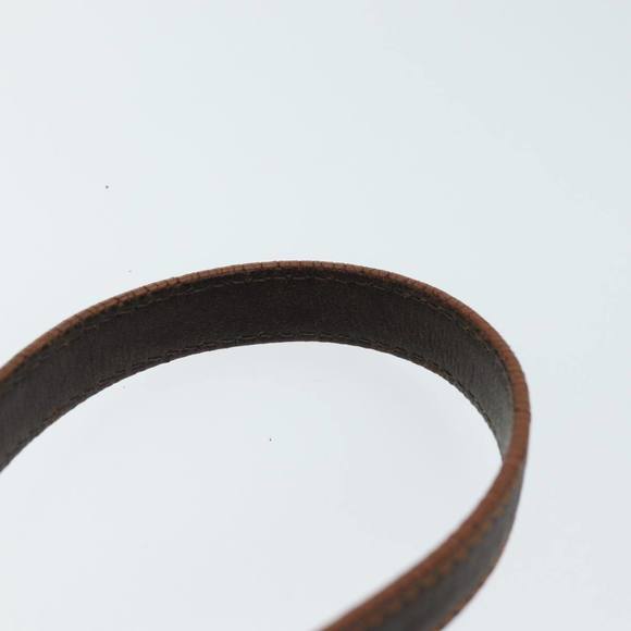 LOEWE Anagram Shoulder Bag Coated Canvas Orange Auth bs14487 - Picture 8 of 16